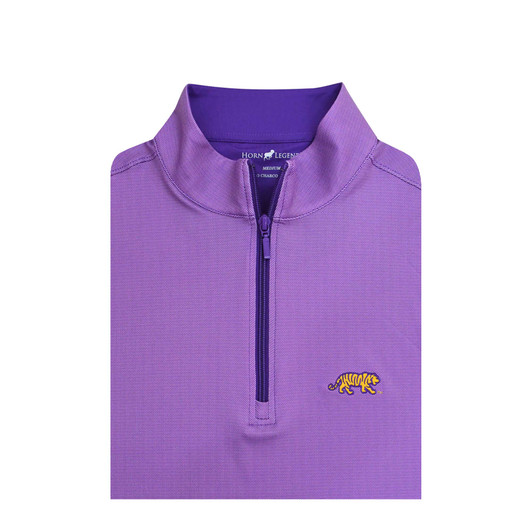 LSU Walking Tiger Birdseye Performance Vest - Purple