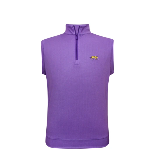 LSU Walking Tiger Birdseye Performance Vest - Purple