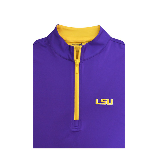 LSU Tigers Women's Pullover - Purple with Gold