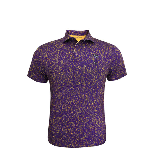 HL2057-PURPLE-GOLD PHEASANT RIDGE GOLF CLUB