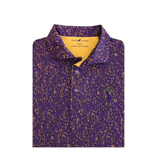 HL2057-PURPLE-GOLD PHEASANT RIDGE GOLF CLUB