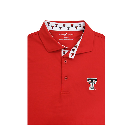 Texas Tech Red Raiders Custom Trim Polo - Scarlet