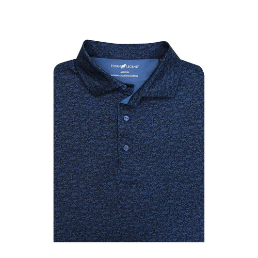 Playbook Performance Polo - Navy with Moonlight Blue