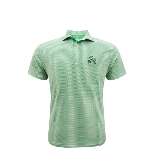 Notre Dame Fighting Irish Spiral Polo - Kelly Green