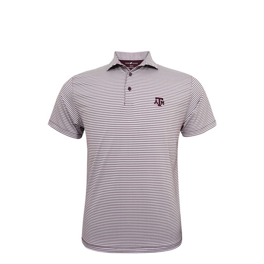 Texas A&M Aggies Dash Polo - White with Maroon