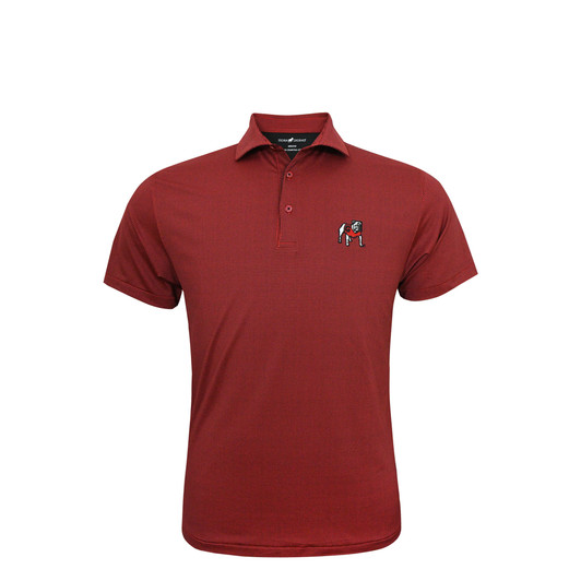 Georgia Standing Bulldog Shepherd Polo - Red with Black