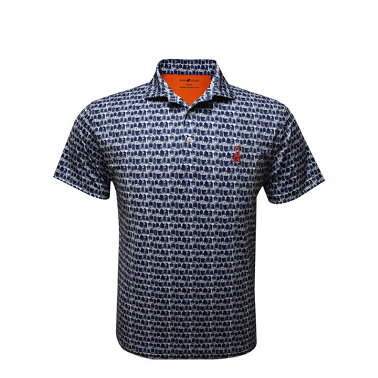 HL1199 WHITE NAVY Clemson