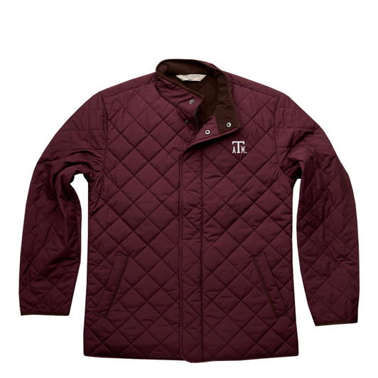 Texas A&M Vintage Aspen Quilted Jacket - Maroon