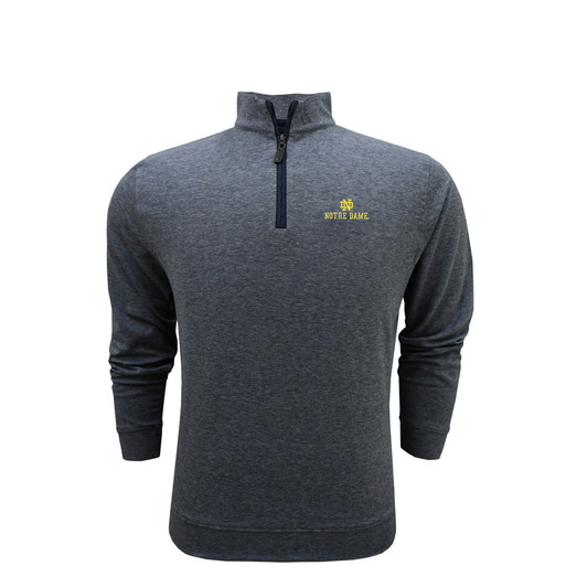 Notre Dame End On End Pullover - Navy
