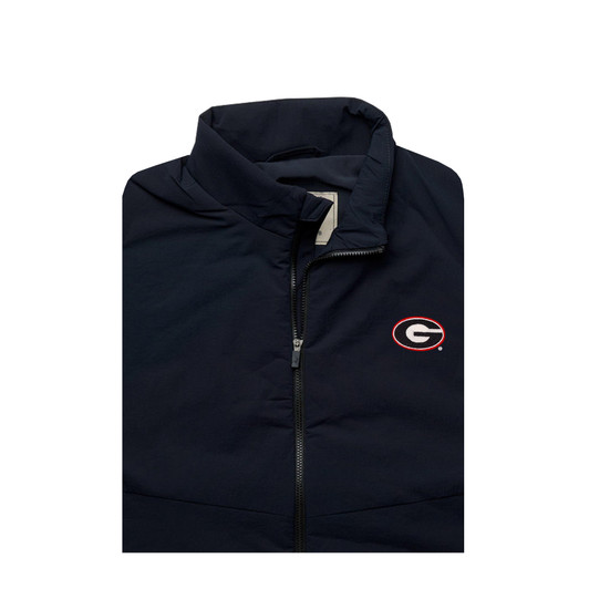 Georgia Bulldogs Napa Lightweight Full-Zip Vest - Black