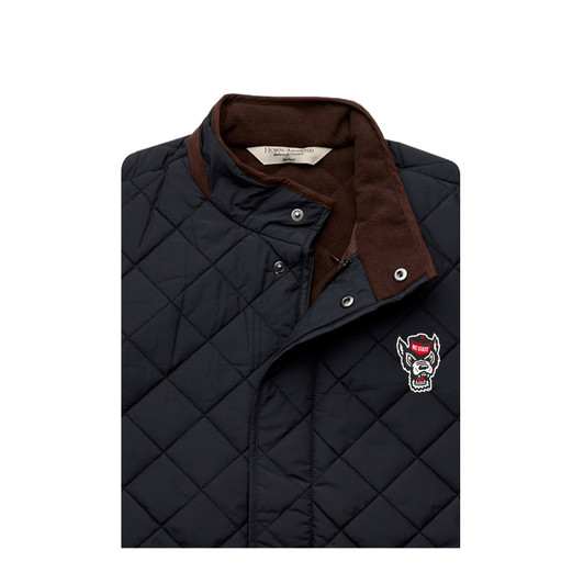 NC State Wolfpack Napa Lightweight Full-Zip Vest - Black
