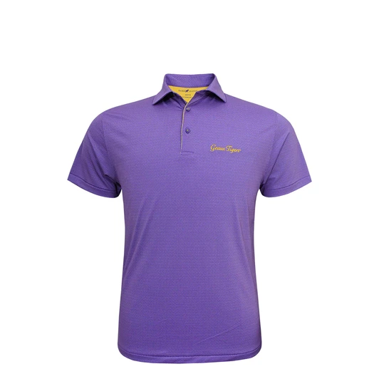LSU Geaux Tigers Script Halo Polo - Purple