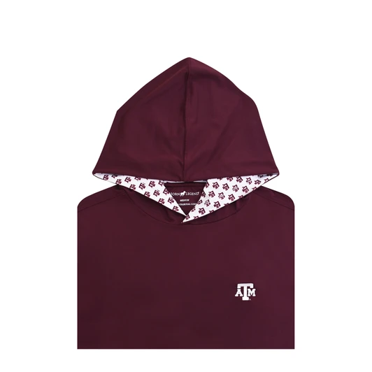 Texas A&M Aggies Custom Trim Hoodie - Maroon