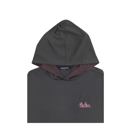 South Carolina Gamecocks Custom Wordmark Trim Hoodie - Charcoal