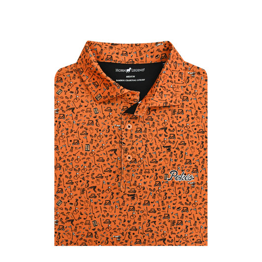 Oklahoma State Pokes Mulligan Polo - Orange