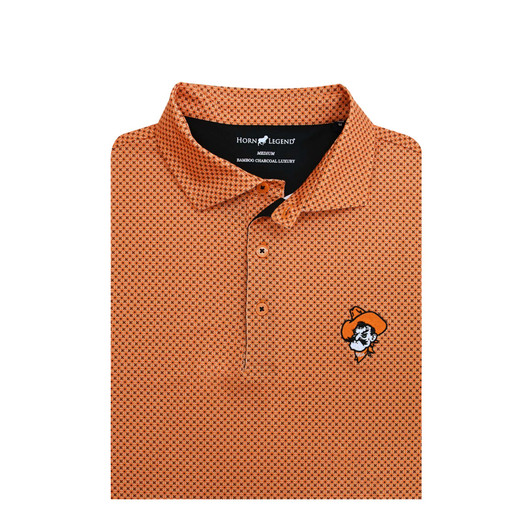 Oklahoma State Pistol Pete Henna Polo - Orange