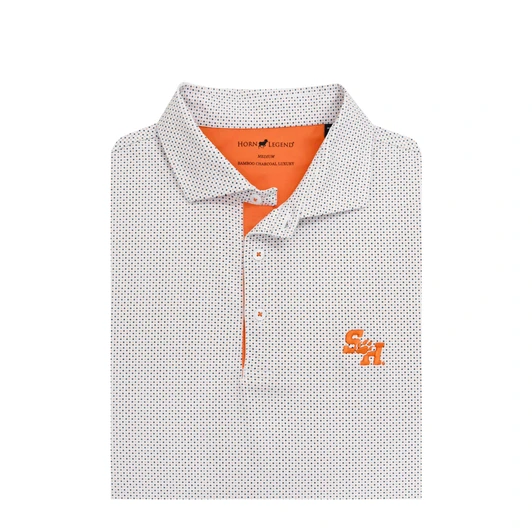 Sam Houston Bearkats Checkers Polo - White