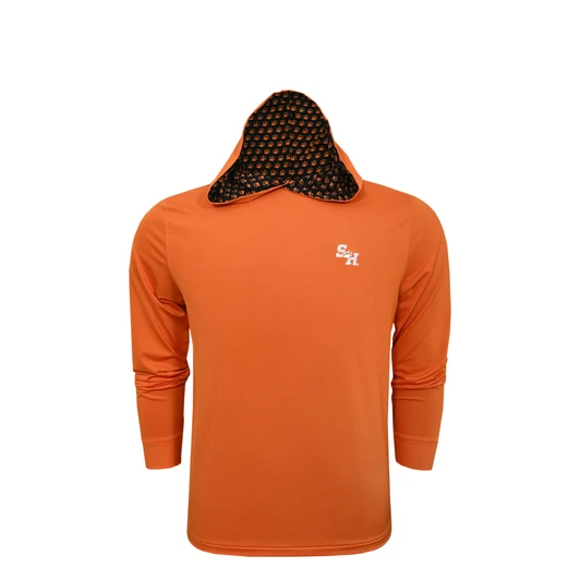 Sam Houston Bearkats Custom Trim Hoodie - Orange