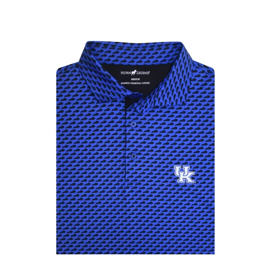 Kentucky Wildcats Statehood Polo - Blue with Black