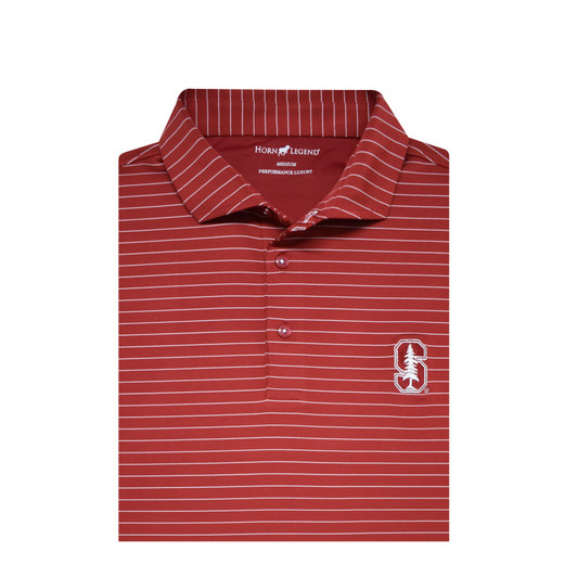 Stanford 3/8 Stripe Performance Polo