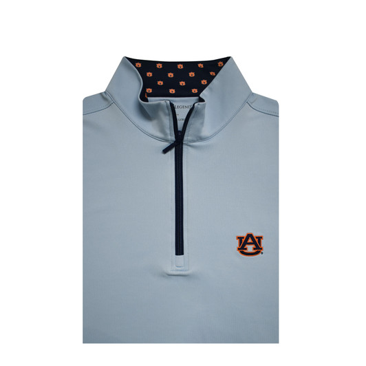 Auburn Logo Collar Micro Fleece Performance Pullover
