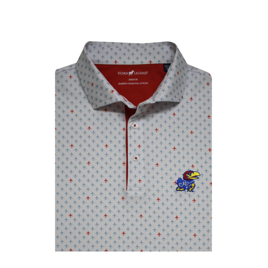 Kansas Jayhawks Vintage Aeroplane Polo Kansas Jayhawks Vintage Aeroplane Polo