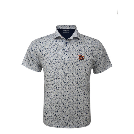 Auburn Football Print Polo Auburn Football Print Polo