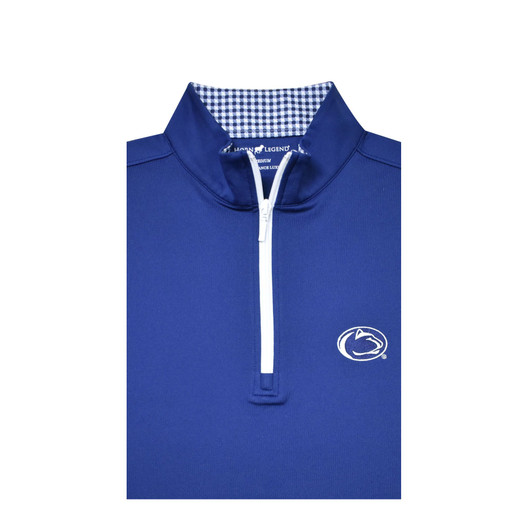 Penn State Glen Plaid Micro Fleece Performance Pullover