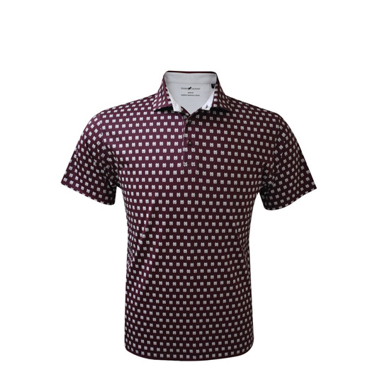 HL1114MS MAROON WHITE