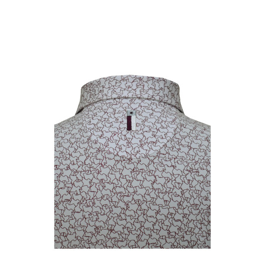 HL1189TX WHITE- MAROON