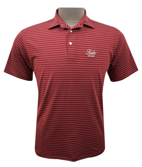 HL1018 CRIMSON WHITE HOOPS