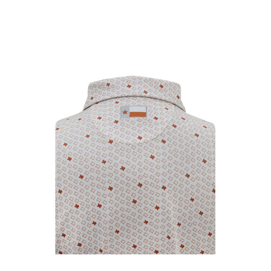 Texas Longhorns Micro State Print Polo Texas Longhorns Micro State Print Polo