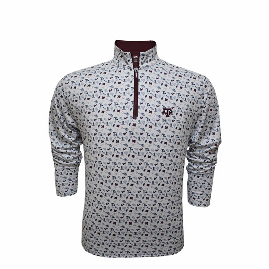 Texas A&M State Inspired Print Pullover