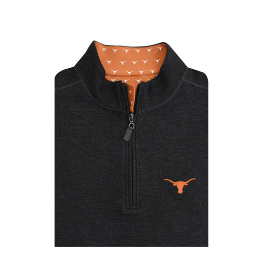 Texas Longhorns Charcoal Heather Cotton Pullover