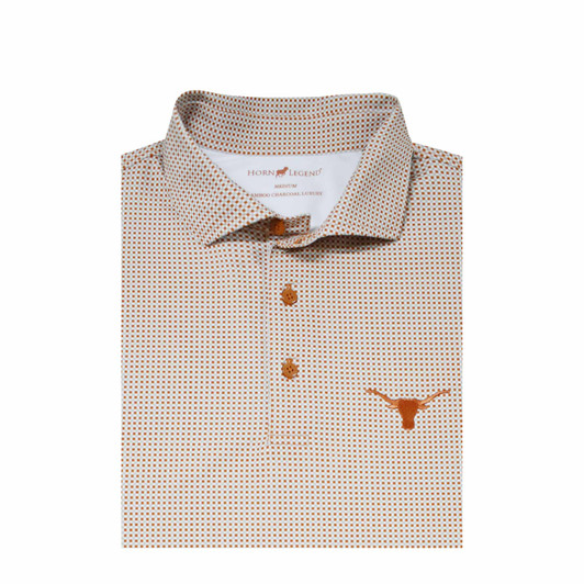 Texas Longhorns Particolored Gingham Polo