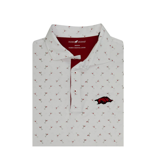 Arkansas Razorbacks Aztec Polo