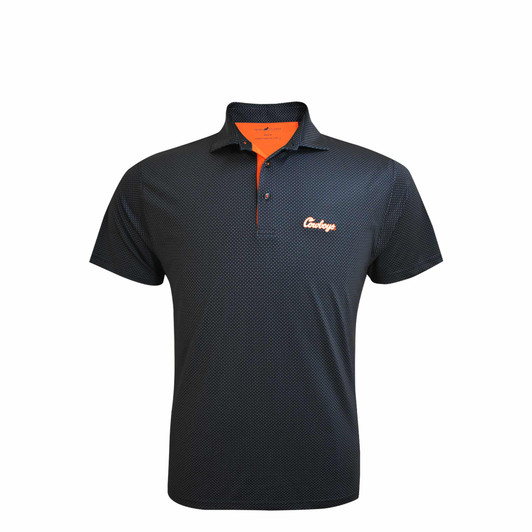 Oklahoma State Cowboys Checkers Polo