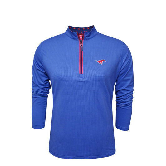 SMU Mustangs Women's Texas Trim Shepherd PrestigeZip Pullover
