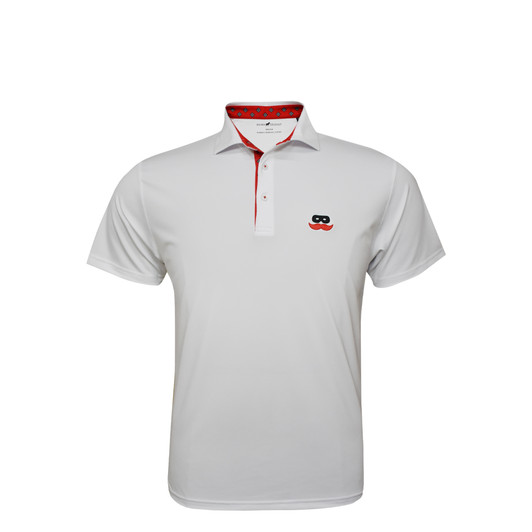 HL1028CD -WHITE Texas Tech Mustache