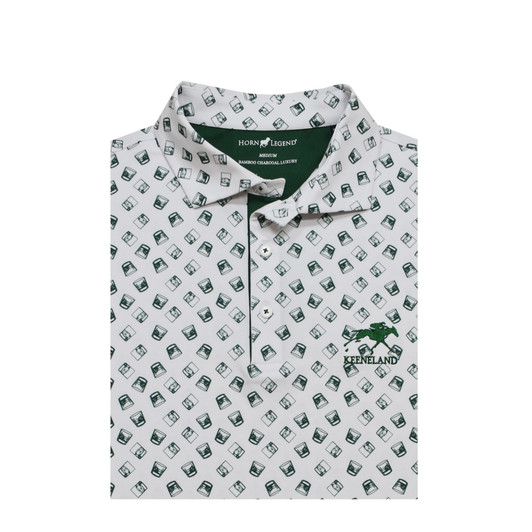 HL1187-WHITE-GREEN KEENELAND