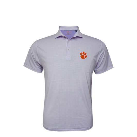 HL2001-WHITE-LAVENDER CLEMSON PAW