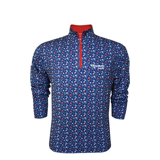 HL1182Q-NAVY-RED--WHITE Exxon Mobile