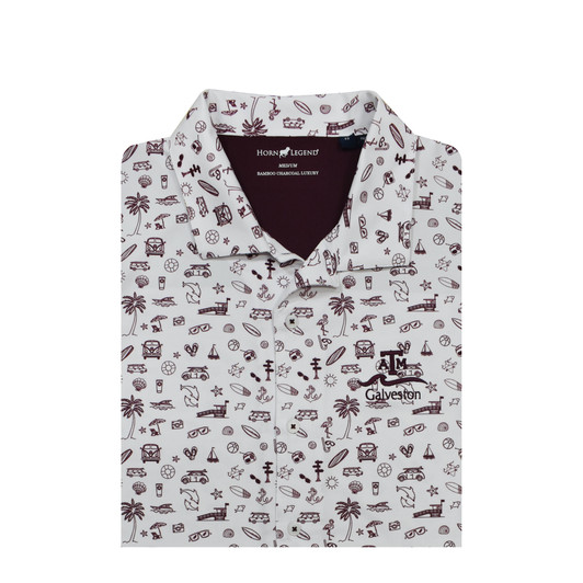 HL1179XFSS-WHITE-MAROON TEXAS A&M Galveston