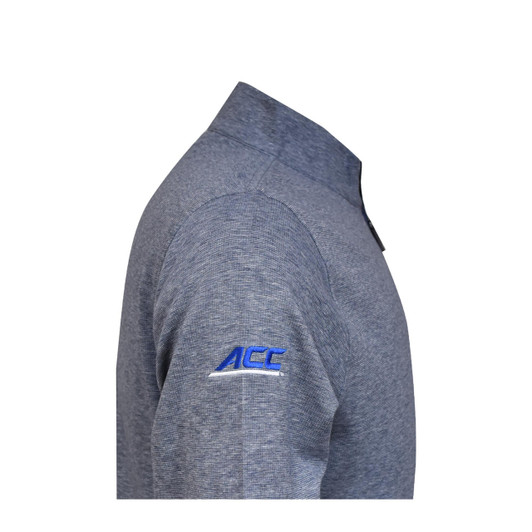 SMU Mustangs ACC Navy End On End Tonal Zip Pullover SMU Mustangs ACC Navy End On End Tonal Zip Pullover