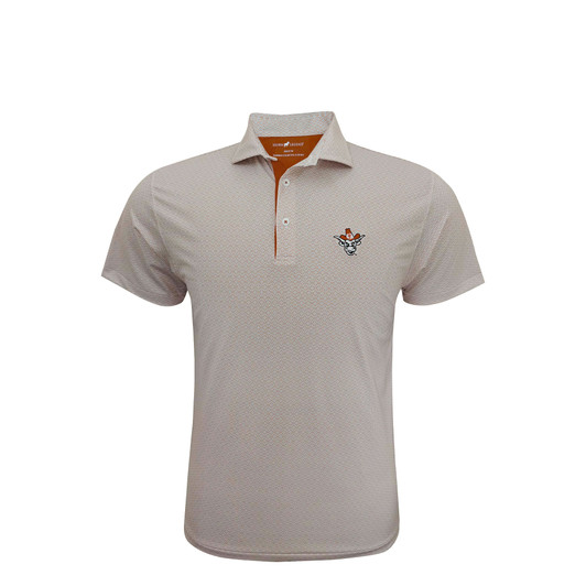 Texas Longhorns Vintage Bevo TX Flag Aztec Polo Texas Longhorns Vintage Bevo TX Flag Aztec Polo