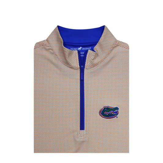 Florida Gators Women's Orange Gingham Pullover