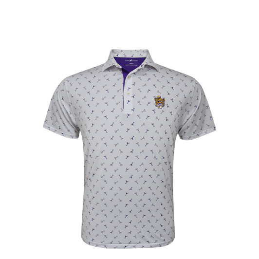LSU Tigers 1955 White Manhattan Polo LSU Tigers 1955 White Manhattan Polo