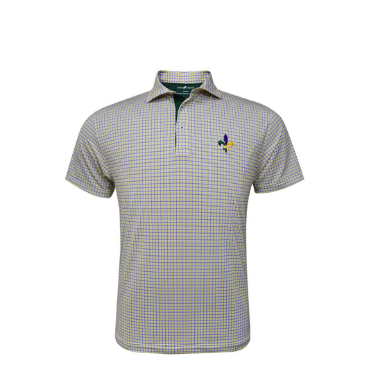Mardi Gras Wavepane Polo Mardi Gras Wavepane Polo