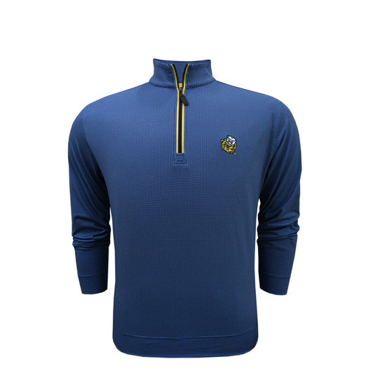 Michigan Wolverines Retro Navy Shepherd PrestigeZip Pullover