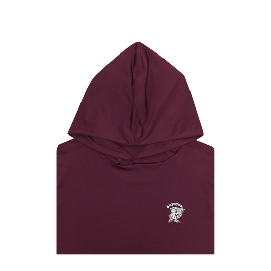 Mississippi State Vintage Bully Flying Flag Maroon Hoodie